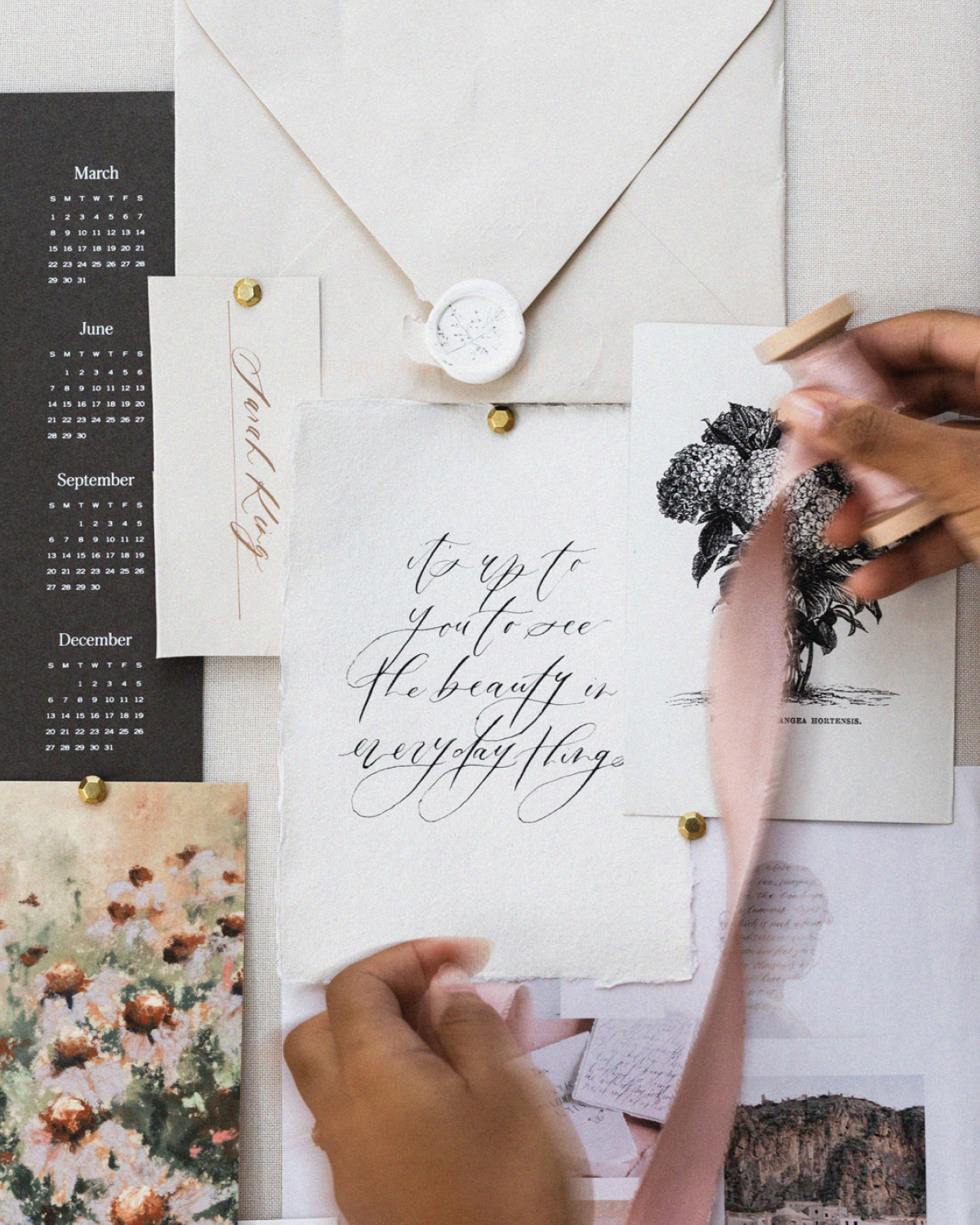 blog header on creating a life you've dreamed of moodboard image